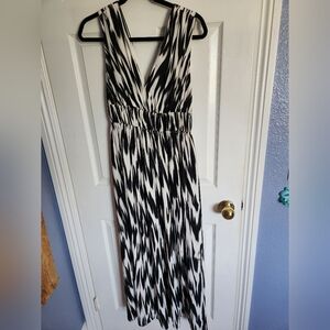 Banana Republic Cascade Silk Maxi Dress Size Small